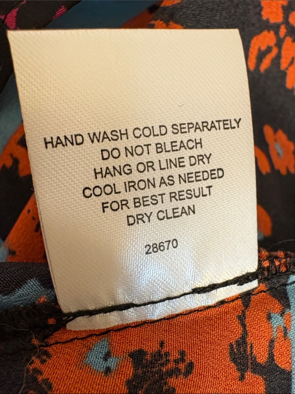 Romeo & Juliet Couture Orange, Black & Blue Floral Midi Dress - Picture 12 of 12